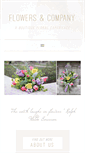 Mobile Screenshot of flowersandcompany.net